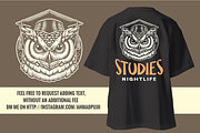 Vintage Great Horned Owl Designs, an Animal Illustration by devastd (Thumbnail 2 of 13)