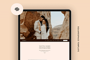 Photographer Squarespace 71 Template, a Websites & App Template by Kseniia_Design (Thumbnail 1 of 9)
