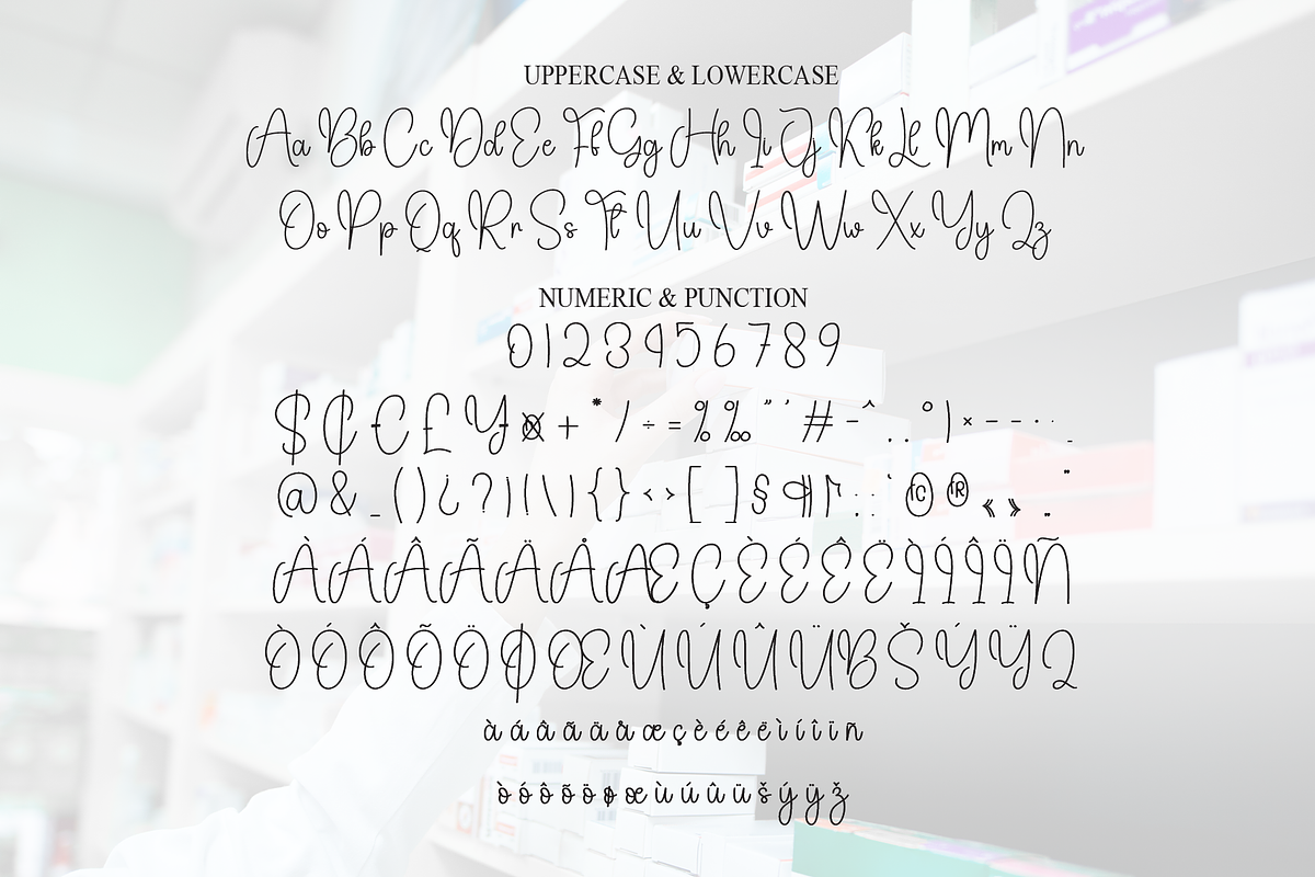 Medication | Script Font, a Handwritten Font by Scratchones (Photo 7 of 9)