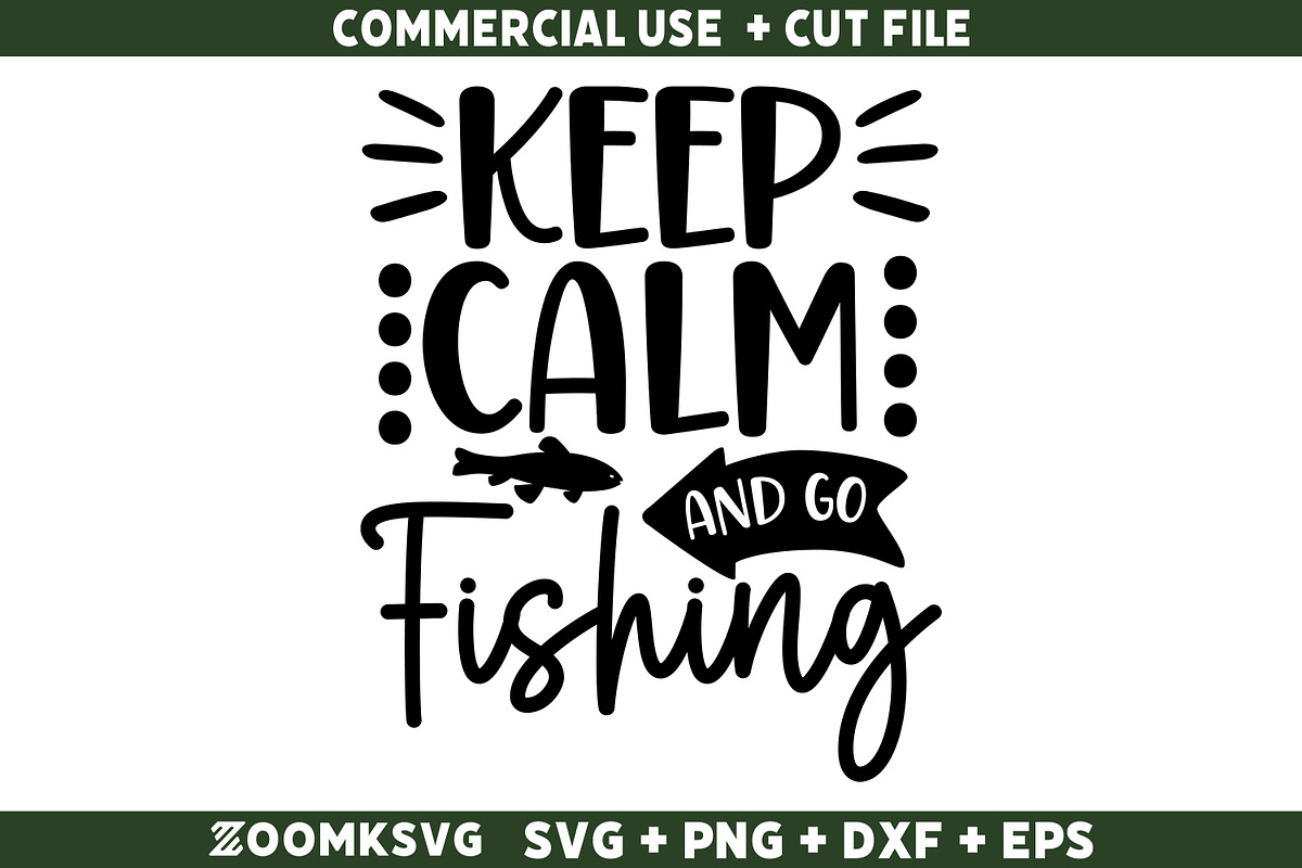 Fishing SVG Bundle 20 Designs, an Illustration by ZoomkSVG (Photo 21 of 41)