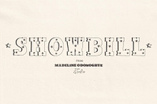 ShowBill Shadow Outline Display Font