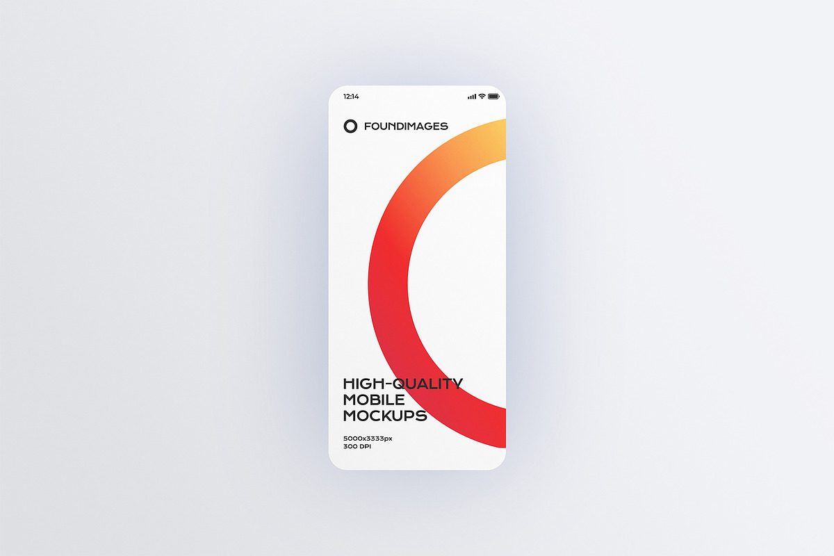 72 iphone device mockup bundle, an iPhone Mockup by FoundImages (Photo 63 of 84)