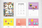 2021 Wall Calendar A3, a Brochure Template by McLittle Stock (Thumbnail 3 of 3)