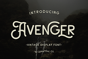 Avenger, a Font by Larin Type Co. (Thumbnail 1 of 8)