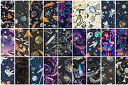 130 Cosmos Seamless Patterns, a Pattern Graphic by mkStudioLab (Thumbnail 5 of 5)