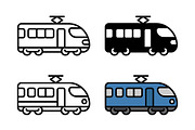 Train Icon Set, a Solid Icon by Artonix (Thumbnail 2 of 2)