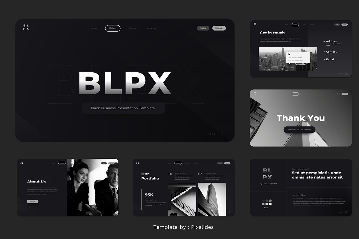 Black Business Keynote, a Presentation Template by Pixslides (Photo 5 of 5)