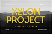 Xylon Project, a Sans Serif Font by And Studio (Thumbnail 1 of 15)