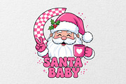 Pink Christmas Bundle, an Illustration by DreamCafeArt (Thumbnail 4 of 8)