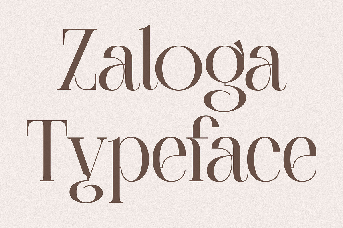 Zaloga Typeface - Display Serif, a Serif Font by Youthlabs Studio (Photo 12 of 12)