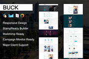 BUCK - Responsive Email Template, an Email Template by Pennyblack Templates (Thumbnail 1 of 3)