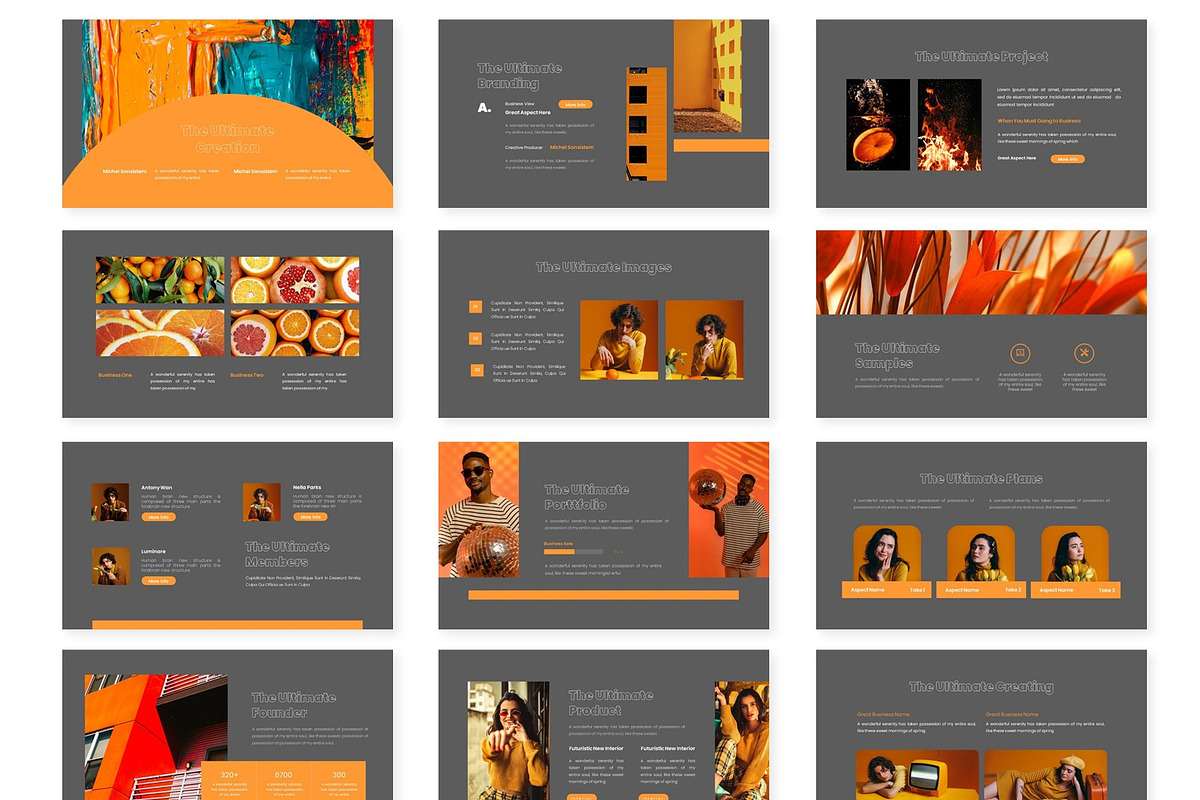 Ultimate - Keynote Template, a Presentation Template by AQR Studio ...