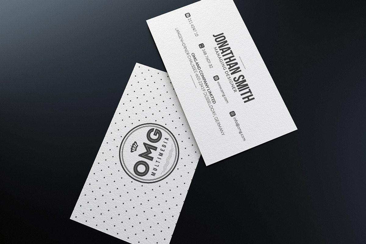 Minimal White Business Card, a Business Card Template by Marvel (Photo 3 of 6)