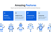 Robots Icon Set, an Emoji Icon by Brickclay (Thumbnail 2 of 6)