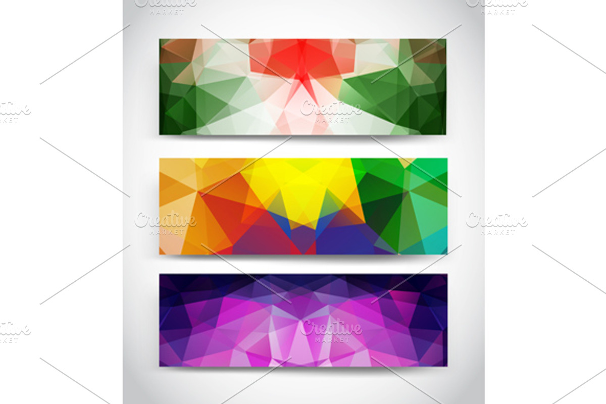 Triangular banners