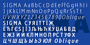 Sigma Condensed, a Sans Serif Font by Wiescher-Design (Thumbnail 9 of 11)