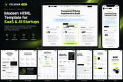 VELNORA — SaaS Website Template, a HTML Template by himelgfx (Thumbnail 3 of 3)