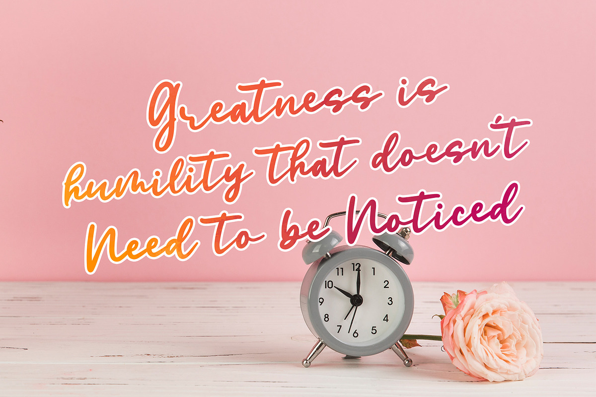 Modesty Script - Handwritten Font preview 2
