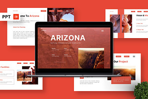 Arizona - Nature Powerpoint, a Presentation Template by Deepslide Studio