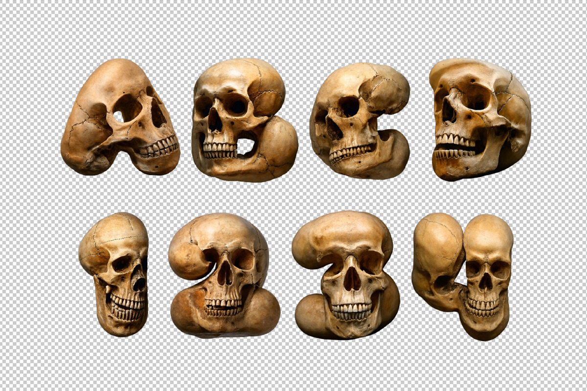Skull Font, a Handwritten Font by Handmadefont (Photo 10 of 10)