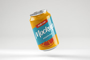 Soda Can Mockup Set, a Packaging Mockup by Deeplab (Thumbnail 9 of 17)