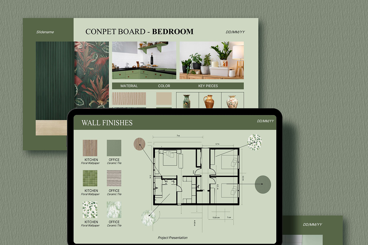 Interior Design Presentation sage, a Presentation Template by SKY CREATION (Photo 3 of 7)