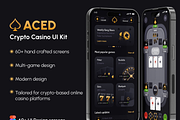 ACED Crypto Casino UI Kit, an UI Kit Template by Timber Store (Thumbnail 1 of 8)