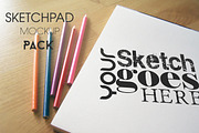 Sketchpad Mockup Pack, a Print Template by LuisFaus (Thumbnail 5 of 10)