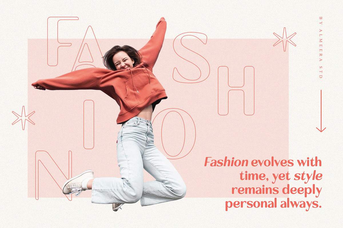 Ravlco — Retro Display Sans, a Sans Serif Font by Almeera Std (Photo 2 of 10)