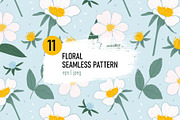 Floral seamless pattern, a Pattern Graphic by hanifa_design (Thumbnail 1 of 12)