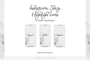 Minimal Instagram Highlight Covers