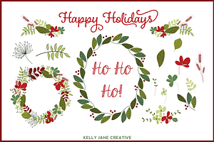 Christmas Wreaths Vector