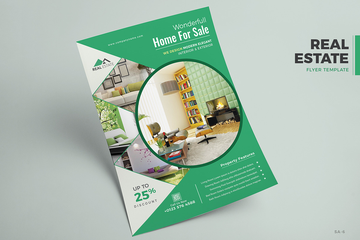 Real Estate Flyer Template, a Flyer Template by ThemeDevisers (Photo 2 of 2)