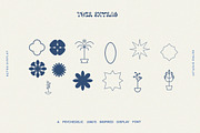 Retro Display Font + Retro Graphics, a Font by Laras Wonderland (Thumbnail 10 of 14)
