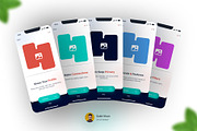 Social Network Onboarding Screens UI, an UI Kit Template by DesignBox (Thumbnail 2 of 3)