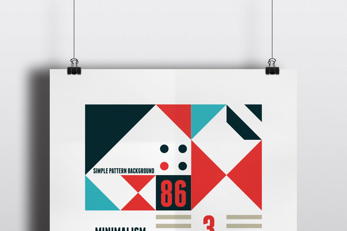 20 GEOMETRIC POSTERS & 70 SHAPES, a Pattern Graphic by Vanzyst (Photo 6 of 7)