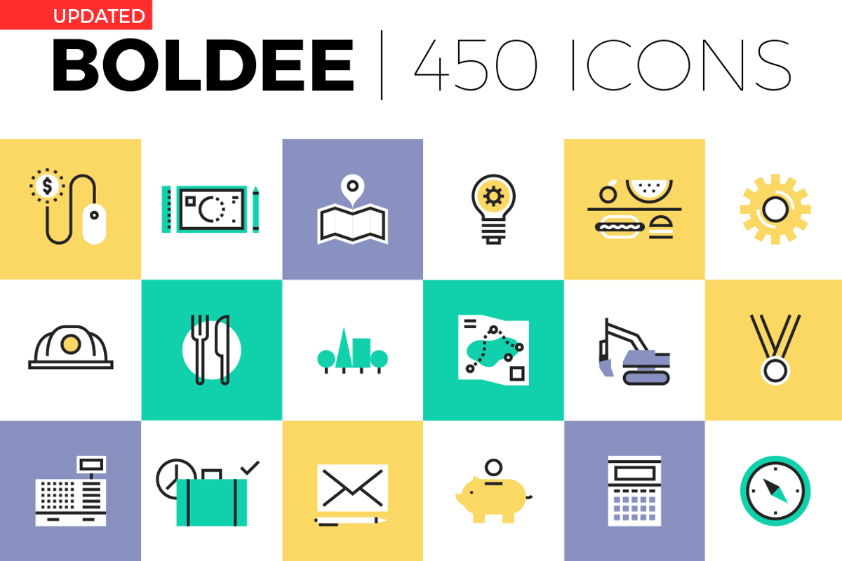 Boldee Pictogram Collection, an Outline Icon by Anatolii Babii (Photo 1 of 5)