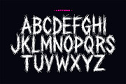 Fang - Scratch Font, a Font by Tugcu Design Co. (Thumbnail 2 of 4)