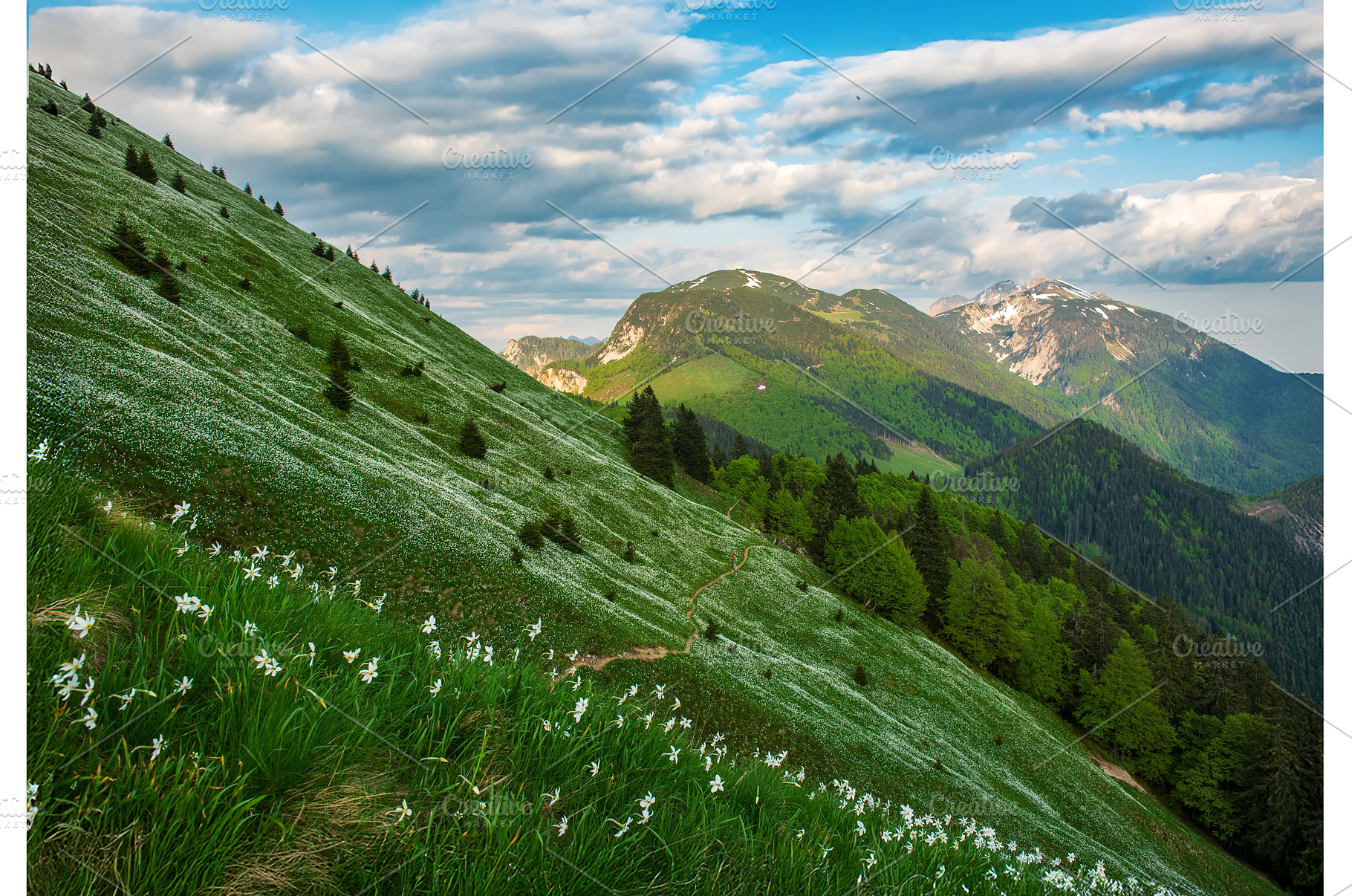 Beautiful mountain landscape with, a Nature Photo by Nature and travel