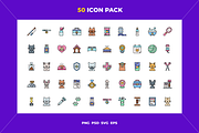50 Cats icons, an Outline Icon by Wencory (Thumbnail 1 of 2)