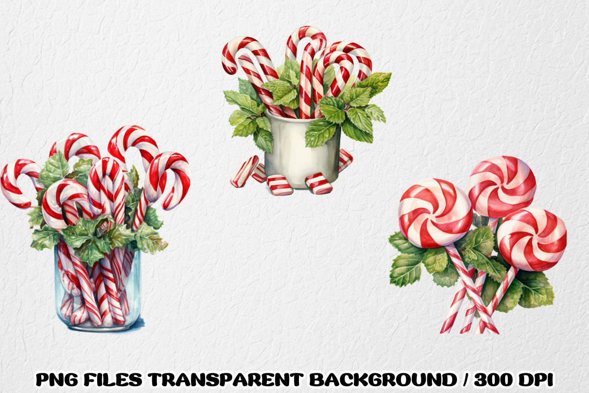 Watercolor Christmas Clipart Bundle, an Illustration by SindyPrintDesign (Photo 2 of 3)