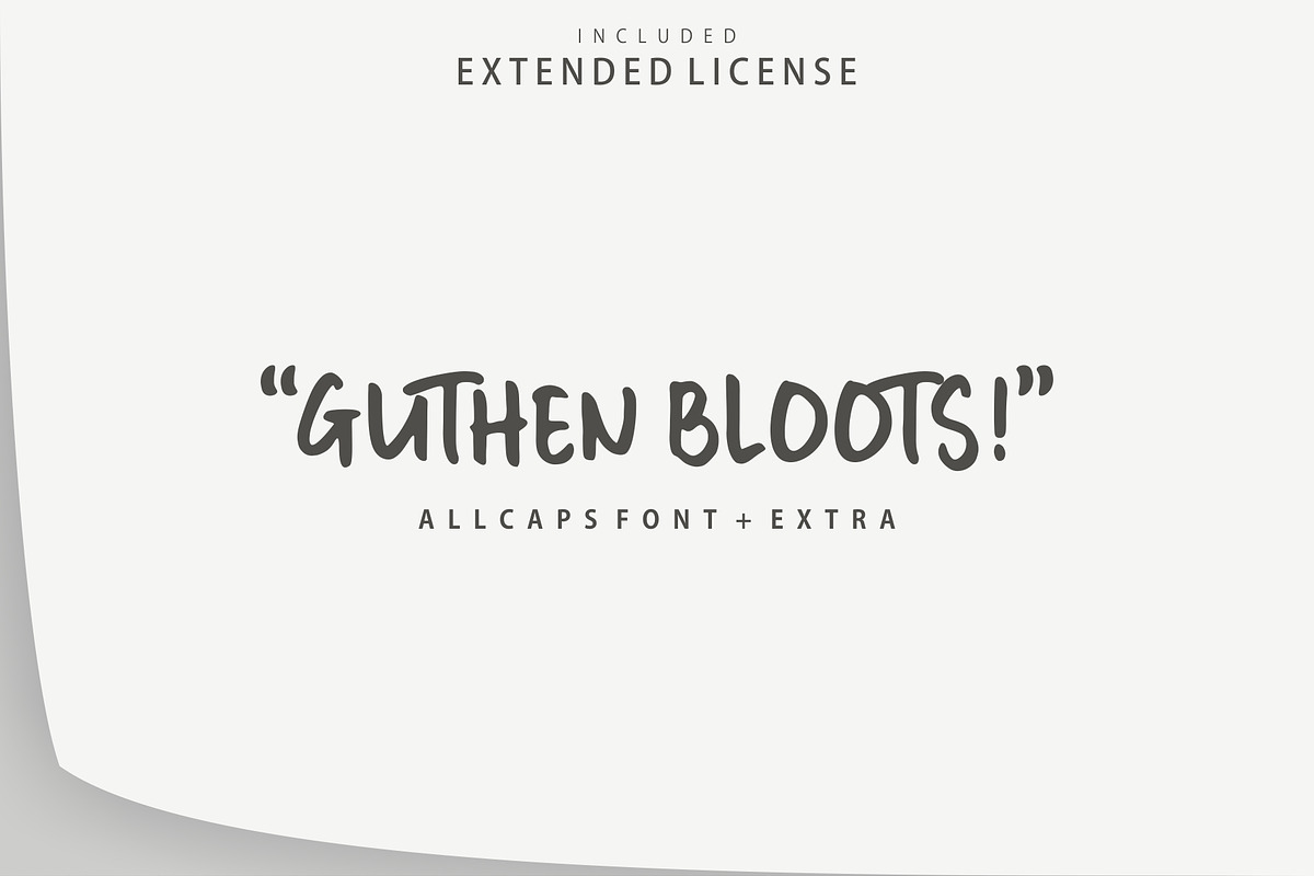 Guthen Bloots Allcaps (Extended)