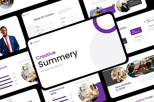 Portfolio Presentation Template, a Presentation Template by Hammad Arif