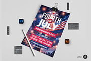 4th Of July Flyer Template, a Flyer Template by Aam360 (Thumbnail 3 of 3)