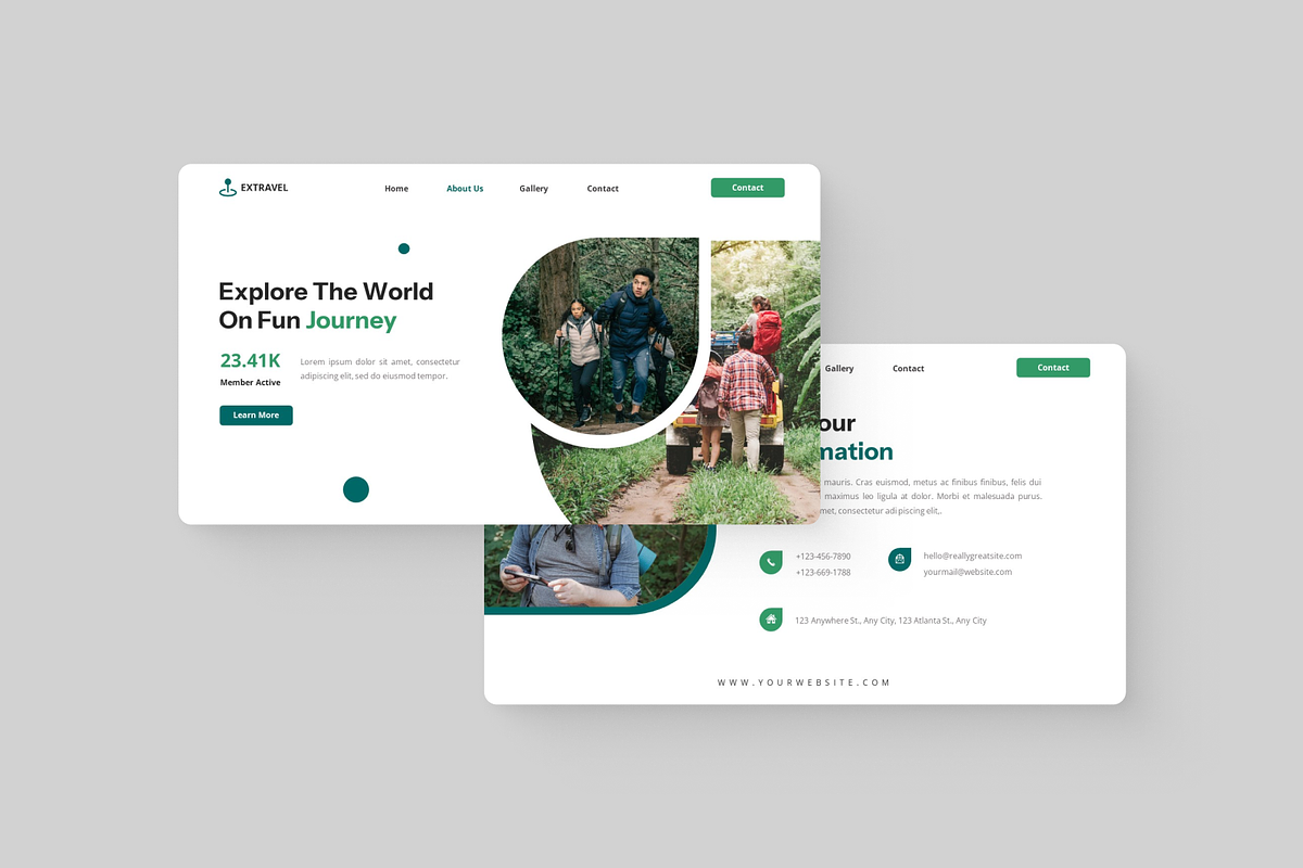 Travel Agency PowerPoint, a Presentation Template by Annora Studio (Photo 3 of 5)