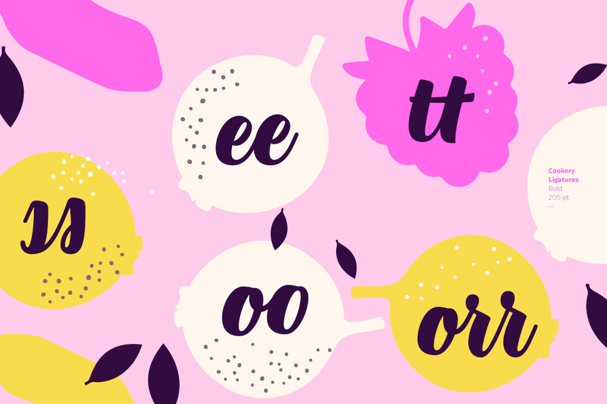 Cookery, a Script Font by Los Andes Type (Photo 9 of 10)