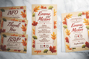 Fall Wedding Invitation Suite, an Invitation Template by The Good Store (Thumbnail 4 of 4)