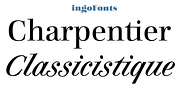 Charpentier Classicistique Pro, a Serif Font by ingoFonts (Thumbnail 1 of 12)