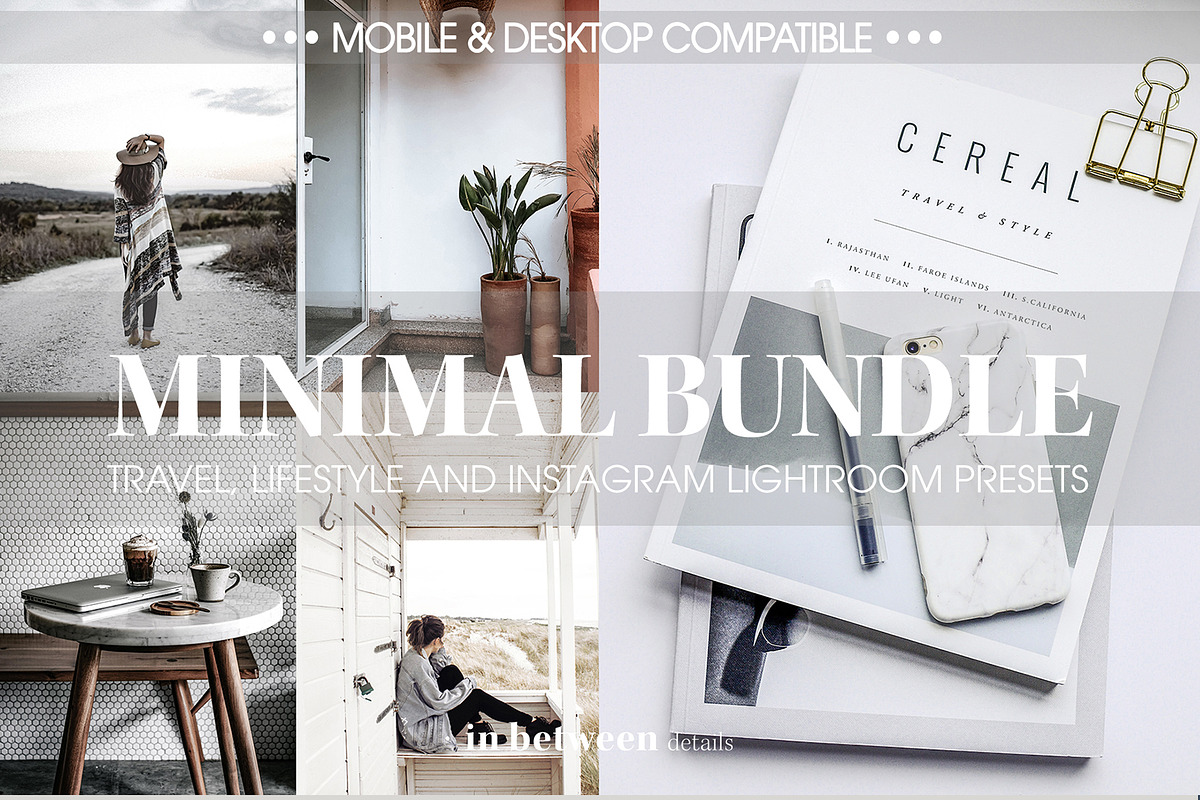 Minimal Bundle Lightroom Presets, an Action Add-On by in between details (Photo 1 of 22)