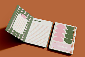 Cover Notebooks Mockup